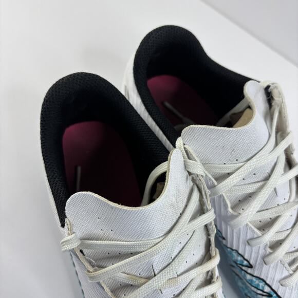 Nike Mercurial Vapor 15 Club FG/MG White Blue Soccer Cleats DJ5963-146 Size 7 - Picture 9 of 11